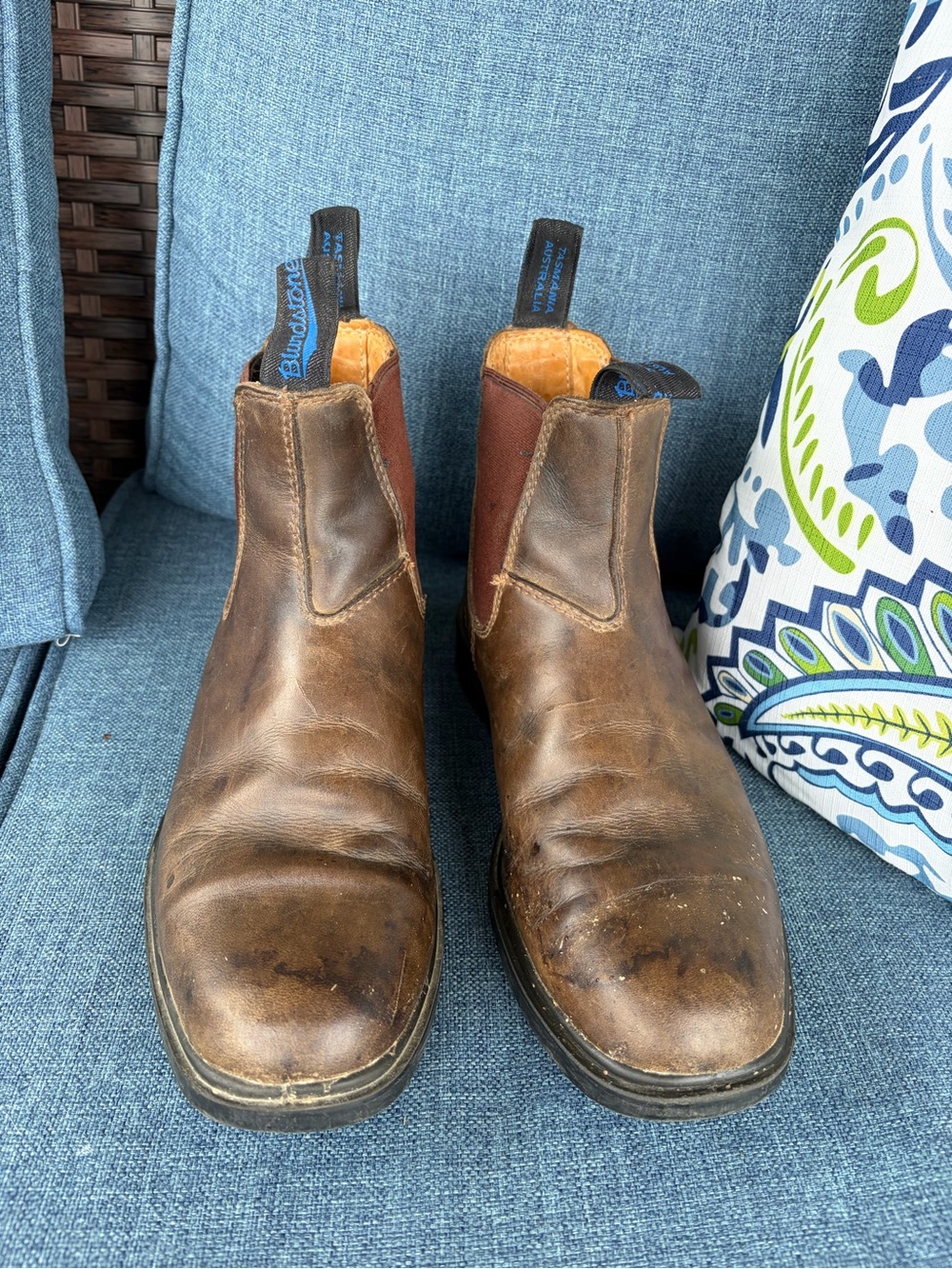 Blundstone Brown Leather Chelsea Boots Size AU 5 Women’s 8